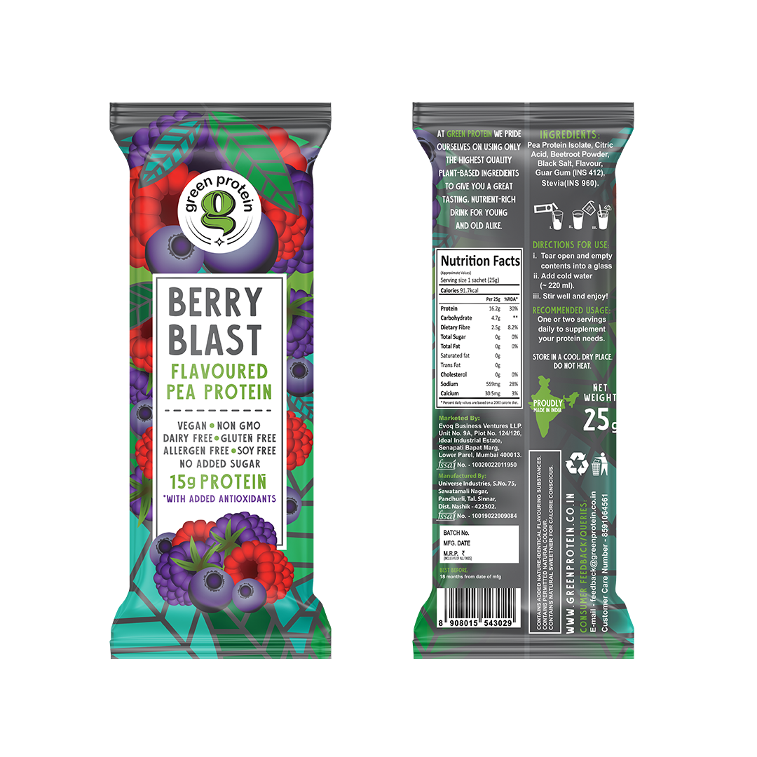 Regular Assorted Sachets 15g Plant Protein - Pack of 36