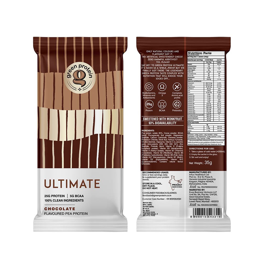 Ultimate Assorted Sachets 25g Plant Protein - Pack of 10