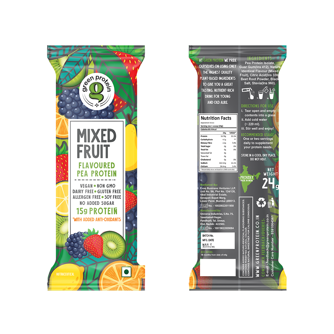 Regular Assorted Sachets 15g Plant Protein - Pack of 36