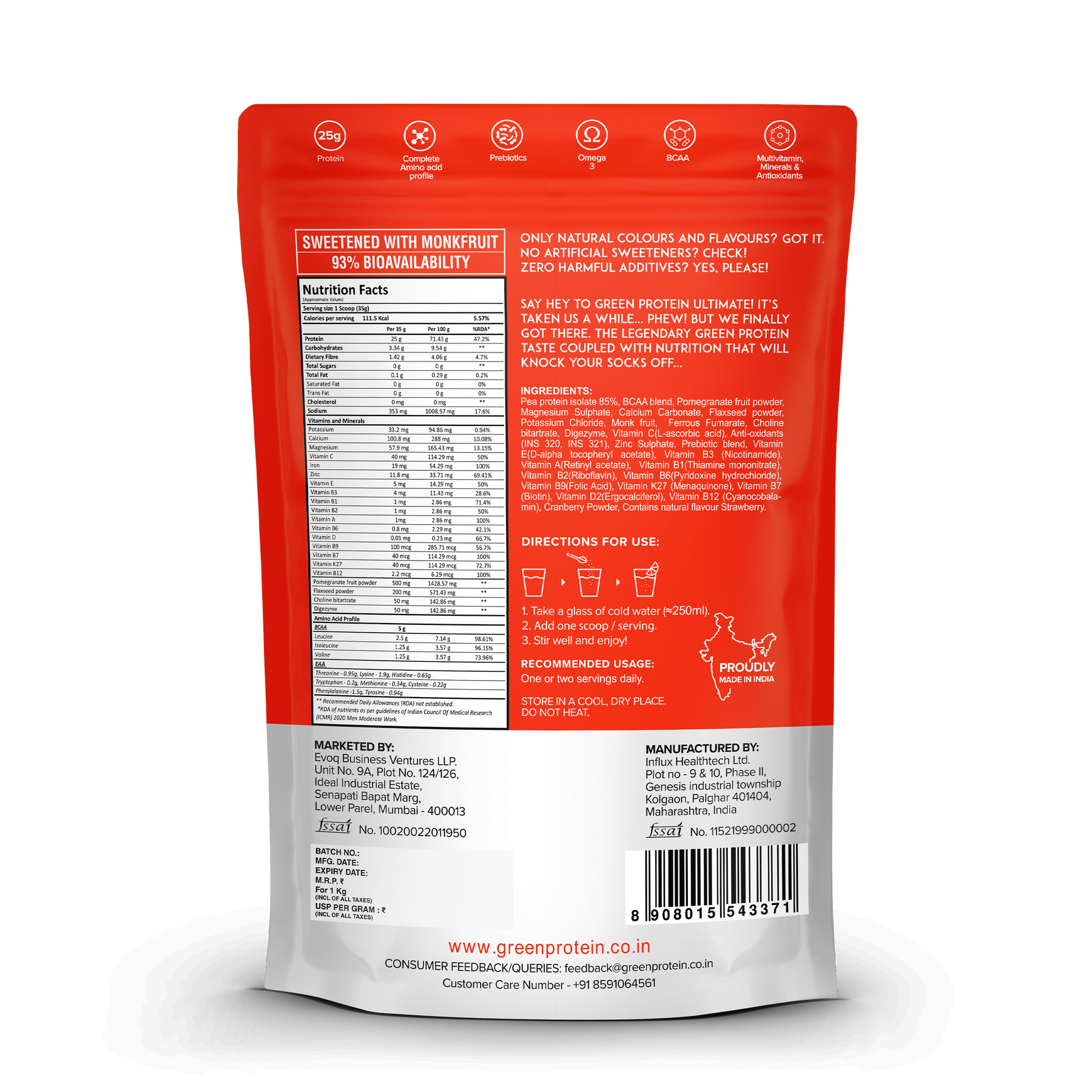 Ultimate Strawberry Pouch 1Kg