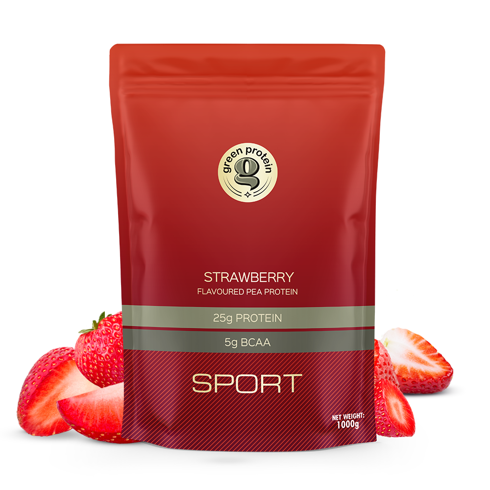 Strawberry 25g Plant Protein - Pack of 1kg - Sport