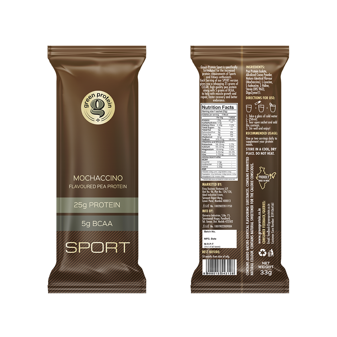 Sport Assorted Sachets 25g Plant Protein - Pack of 12