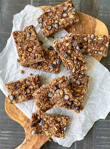 Banana Caramel Protein Bars