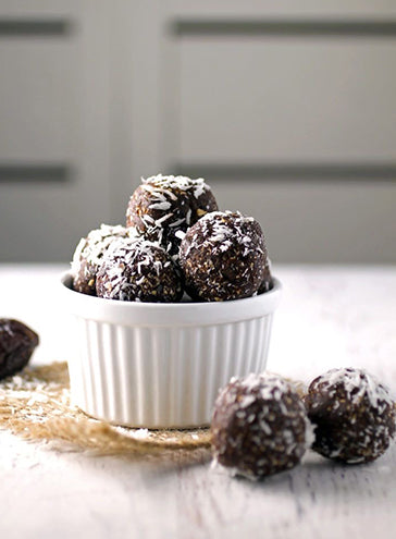 Carrot And Mocha Protein Balls