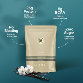 Vanilla 25g Plant Protein - Pack of 1kg - Sport
