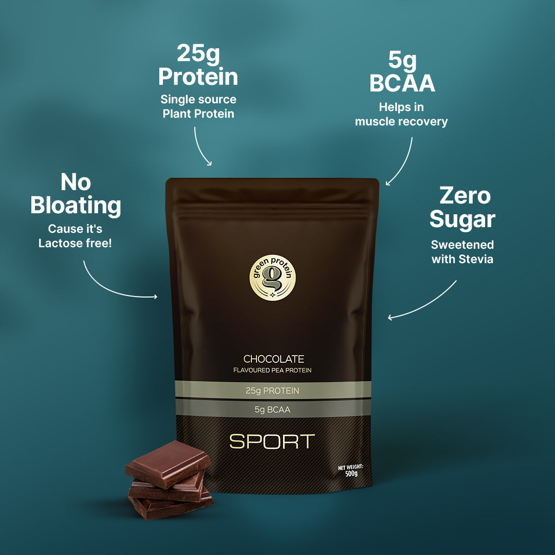 Chocolate 25g Plant Protein - Pack of 500g - Sport