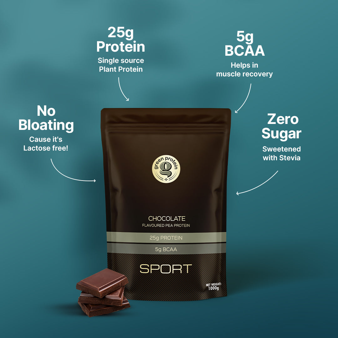 Chocolate 25g Plant Protein - Pack of 1kg - Sport
