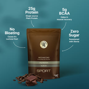 Mochaccino 25g Plant Protein - Pack of 1kg - Sport
