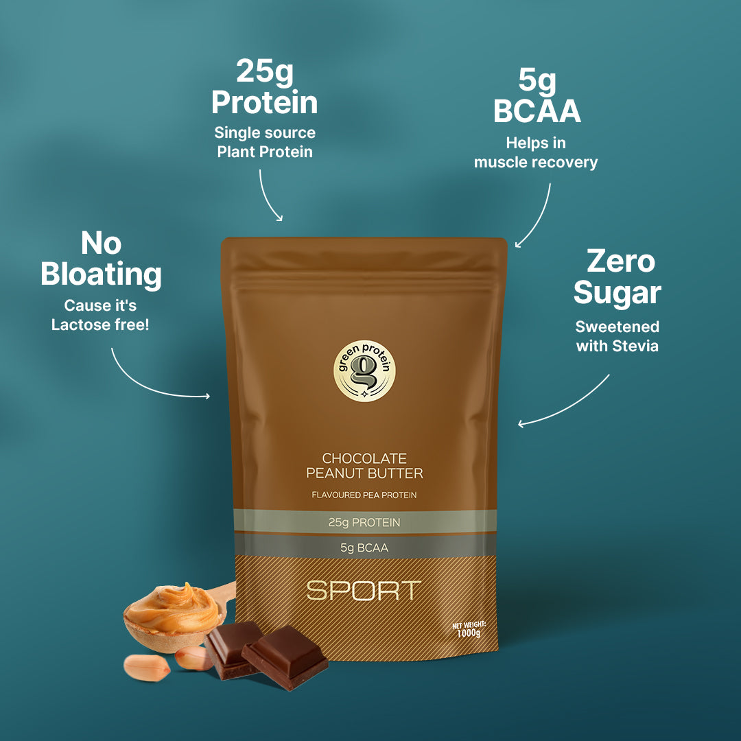 Chocolate Peanut Butter 25g Plant Protein - Pack of 1kg - Sport