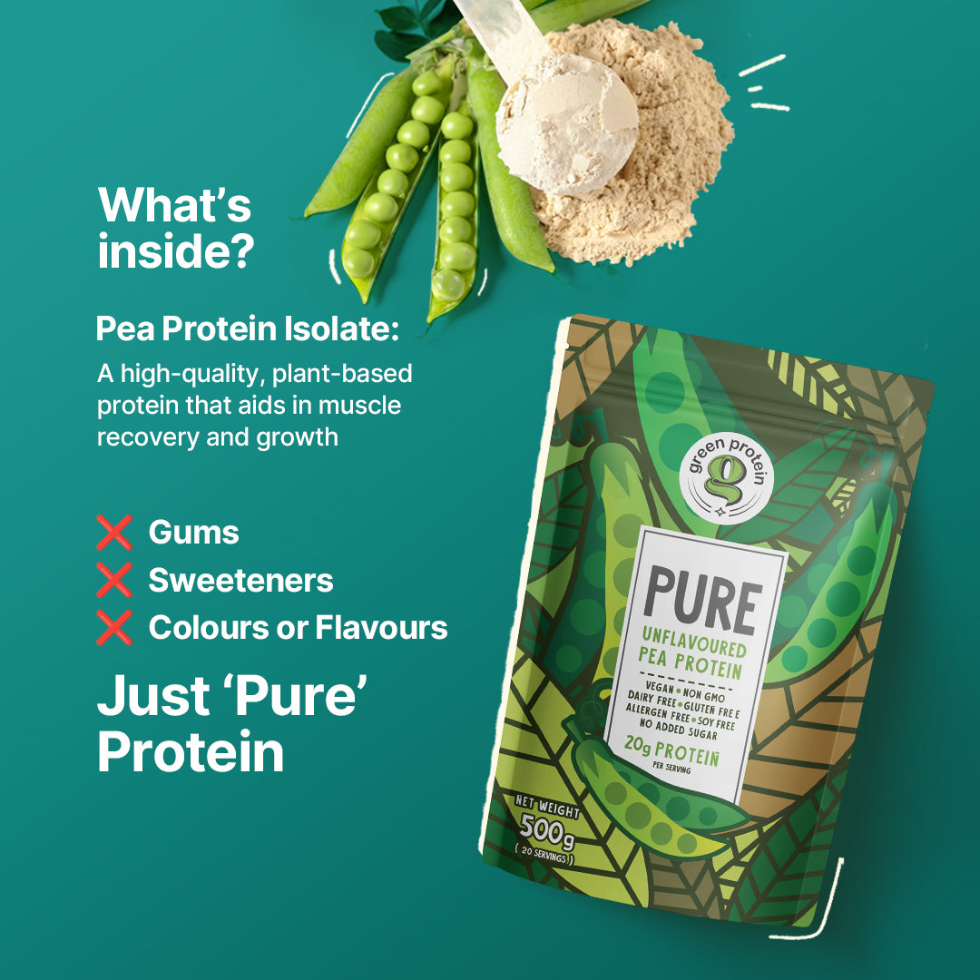 Unflavoured 20g Plant Protein - Pack of 500g - Pure