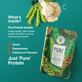 Unflavoured 20g Plant Protein - Pack of 500g - Pure