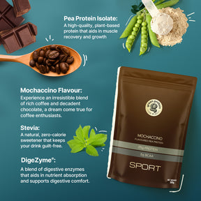 Mochaccino 25g Plant Protein - Pack of 500g - Sport