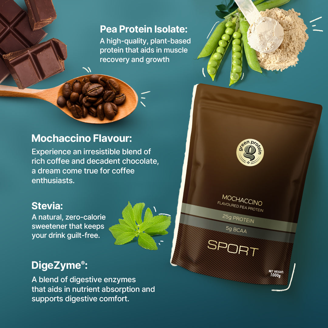 Mochaccino 25g Plant Protein - Pack of 1kg - Sport