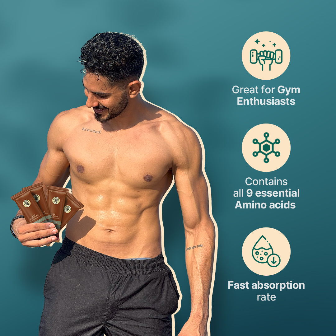 Milk Chocolate 25g Plant Protein - Pack of 1kg - Sport