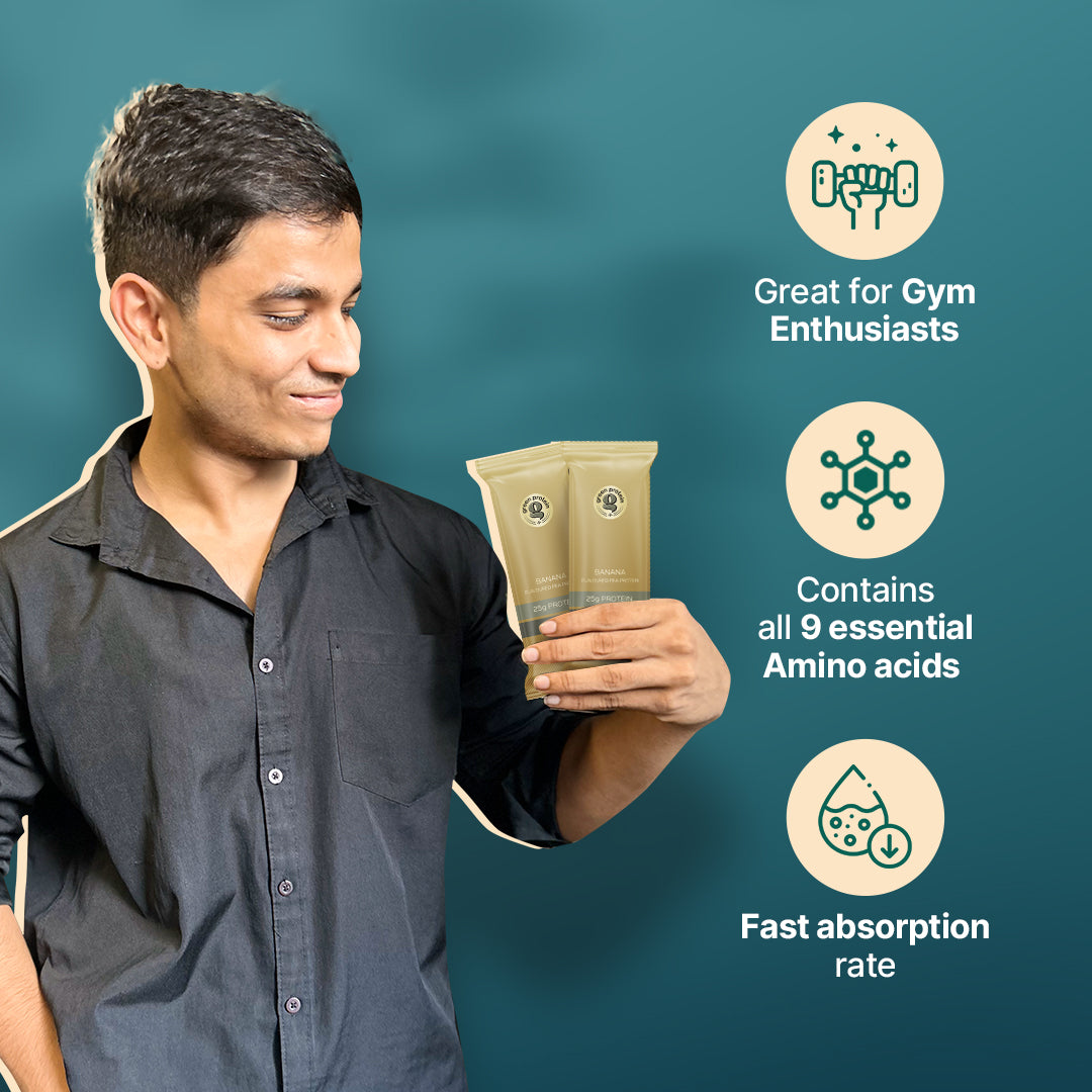 Banana 25g Plant Protein - Pack of 1kg - Sport