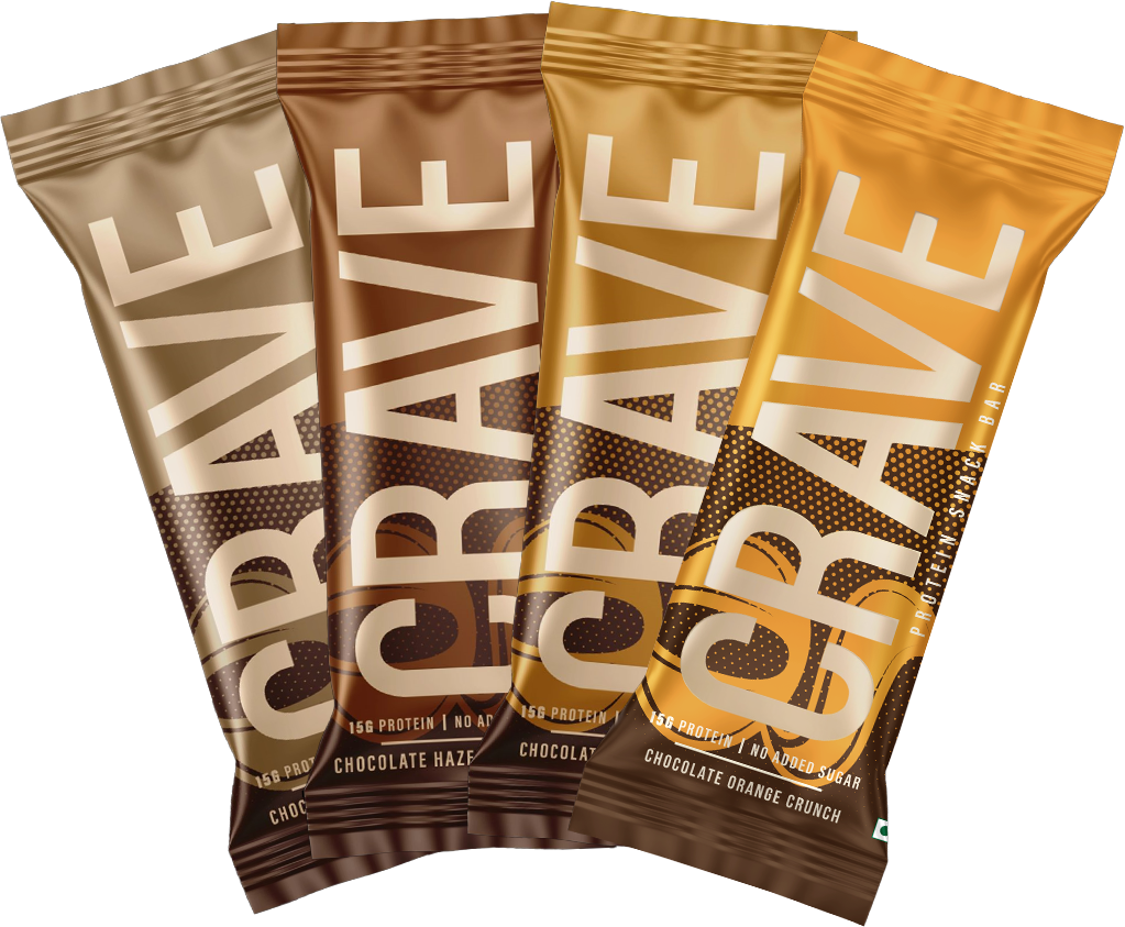 Crave Assorted Bars 15g Plant Protein - Pack of 12