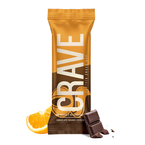 Chocolate Orange Crunch Bar 15g Plant Protein - Pack of 8 - Crave