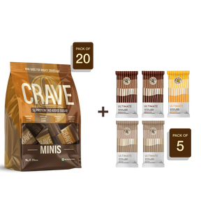 Crave Minis + Ultimate Protein Sachets Combo