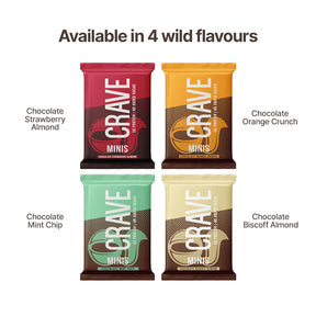 Crave Minis Limited Edition Assorted Bars | 5g Plant Protein | Pack Of 20