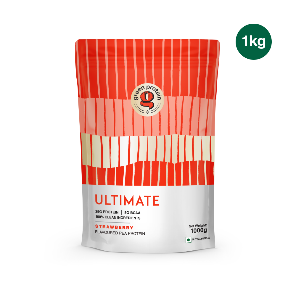 Strawberry 25g Plant Protein - Pack of 1kg - Ultimate