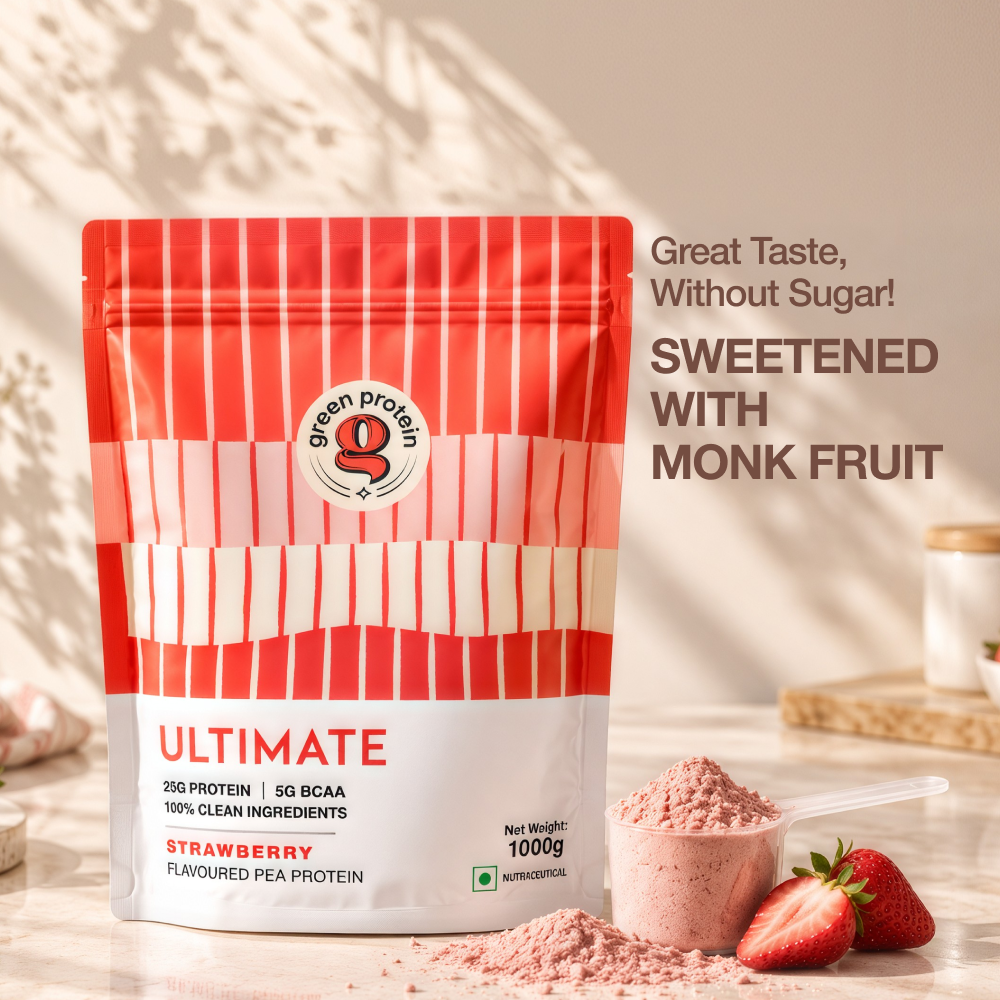 Strawberry 25g Plant Protein - Pack of 1kg - Ultimate