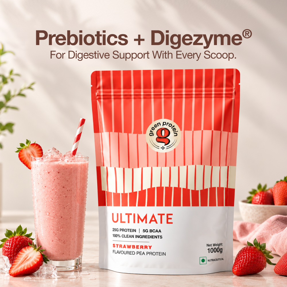 Strawberry 25g Plant Protein - Pack of 1kg - Ultimate