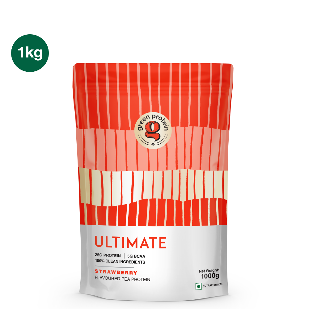Strawberry 25g Plant Protein - Pack of 1kg - Ultimate