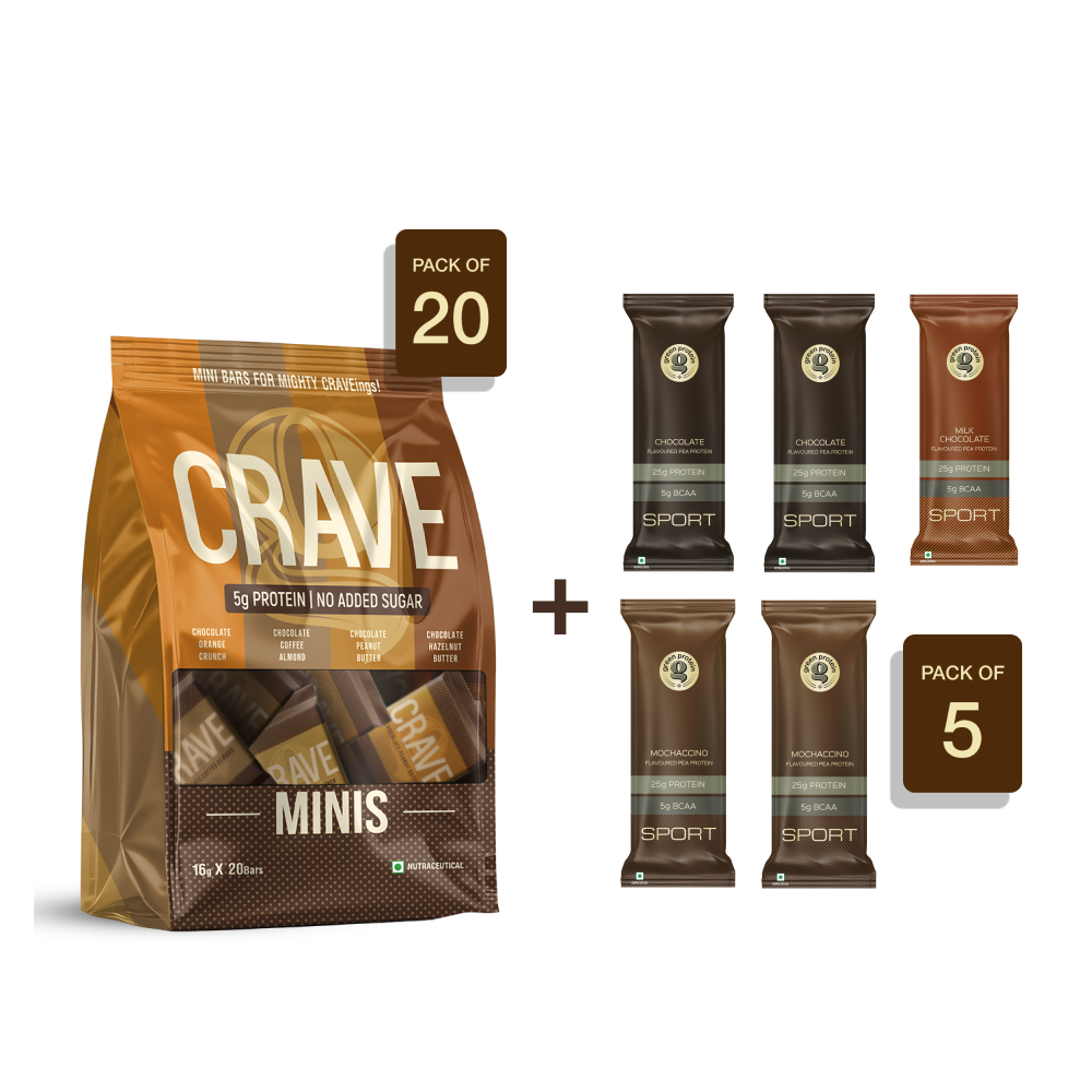 Crave Minis + Sports Sachet Combo