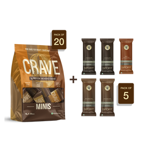 Crave Minis + Sports Sachet Combo
